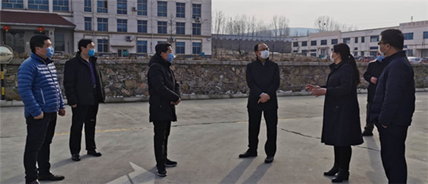 2020年2月21日平邑縣委常委王開峰同志到公司檢查指導工作