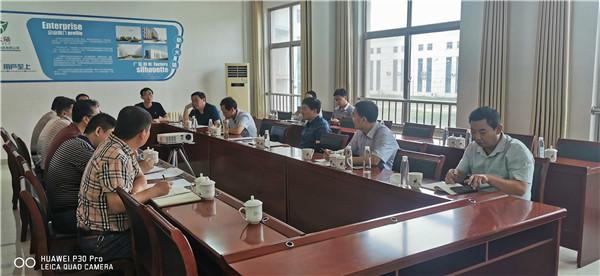 2019年8月6日王立劍縣長到公司視察指導